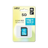 Lazos SDXCメモリーカード 128GB UHS-I U3 CLASS10 L-128SDX10-U3